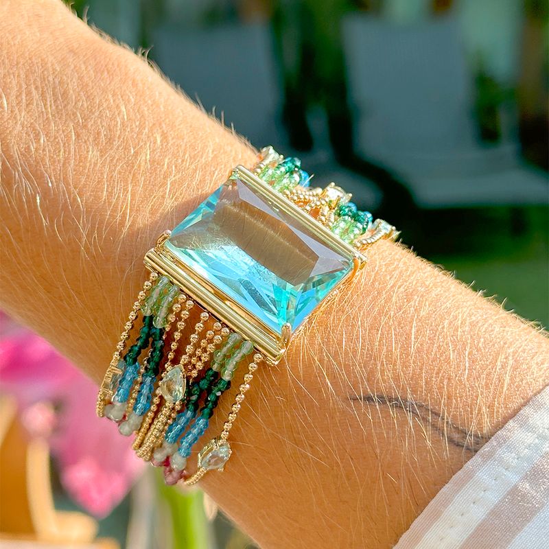 Pulseira-retangulo-cristal-topazio-azul-20cm-banho-de-ouro-18k
