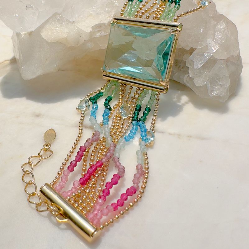 Pulseira-retangulo-cristal-topazio-azul-20cm-banho-de-ouro-18k