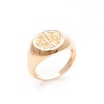 Anel-Liso-Dedo-Minimo--Mindinho--Medalha-de-Sao-Bento-Banho-de-Ouro-18K-Nano-Gold