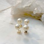 Kit-de-Brincos-Perolas-Sinteticas-com-2-Pares-10mm-Banho-de-Ouro-18K