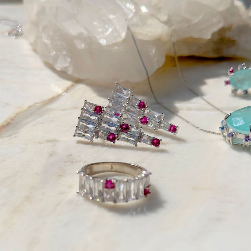 Brinco-piramide-cristal-turmalina-rosa-prata-925-
