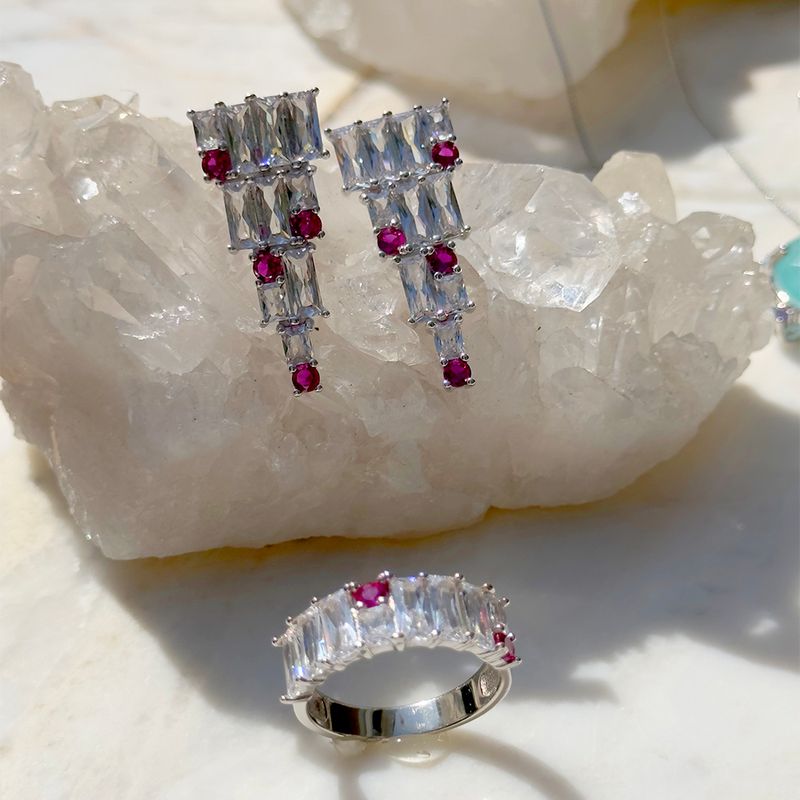 Brinco-piramide-cristal-turmalina-rosa-prata-925-