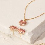 Conjunto-coracao-pixel-zirconia-vermelha-46cm-banho-de-ouro-18k
