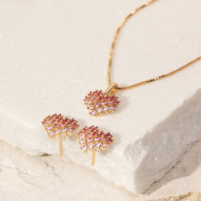 Conjunto-coracao-pixel-zirconia-vermelha-46cm-banho-de-ouro-18k