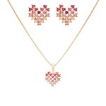 Conjunto-coracao-pixel-zirconia-vermelha-46cm-banho-de-ouro-18k