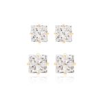 Kit-de-brincos-quadrados-zirconias-brancas-6mm-8mm-banho-de-ouro-18k