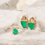 Brinco-piramide-dupla-fusion-esmeralda-zirconia-branca-banho-de-ouro-18k