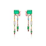 Brinco-moldura-fusion-esmeralda-banho-de-ouro-18k