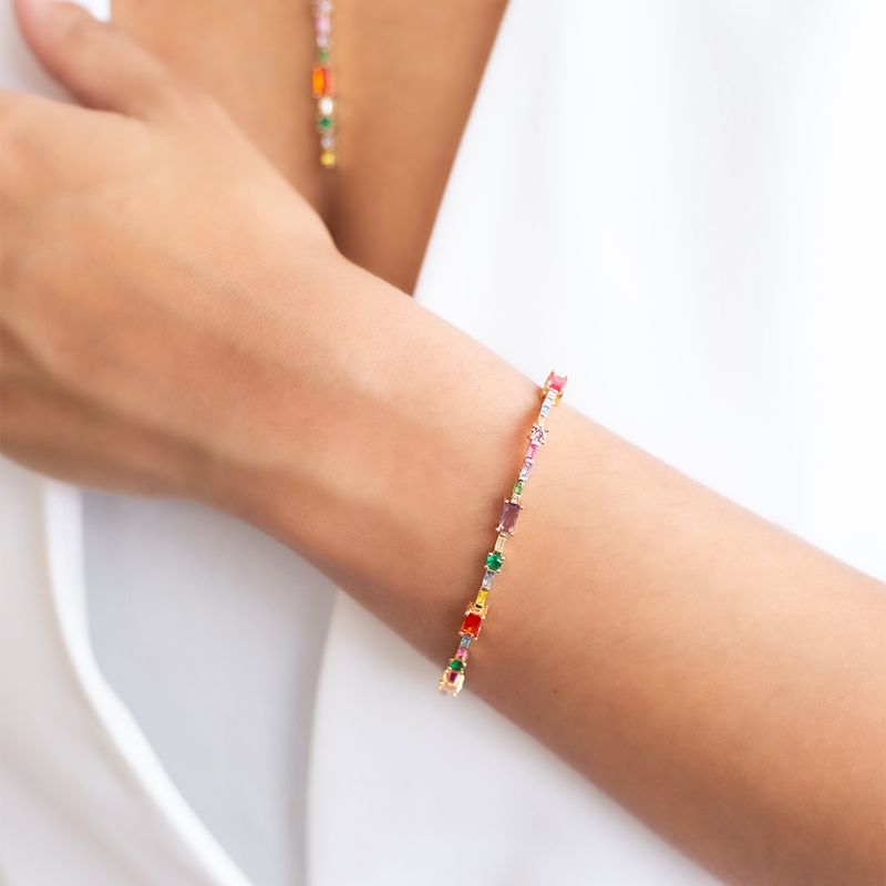 Pulseira-trilho-cristal-esmeralda-18cm-banho-de-ouro-18k