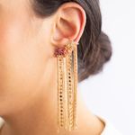 Brinco-ear-cuff-triangulos-correntes-cristal-ametista-banho-de-ouro-18k