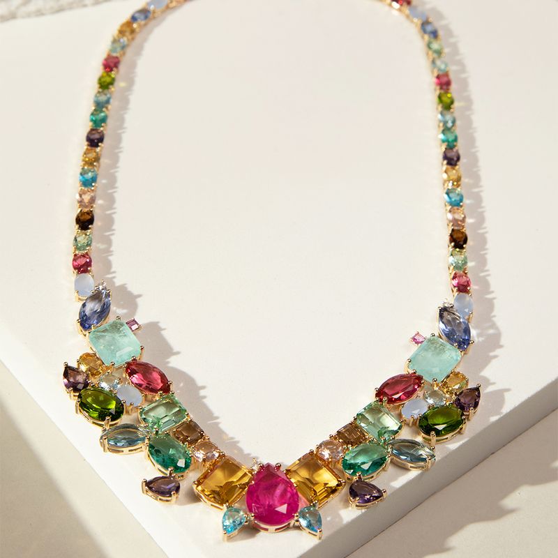 Colar-maxi-formas-fusion-turmalina-rosa-46cm-banho-de-ouro-18k