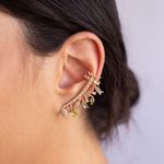 Brinco-ear-cuff-jardim-cristal-peridoto-banho-de-ouro-18k