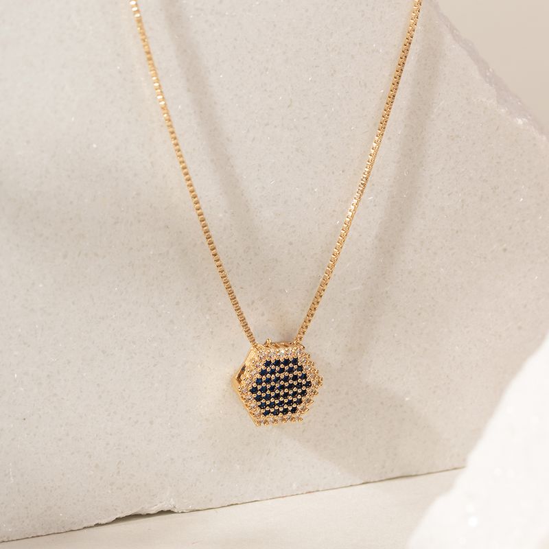 Conjunto-hexagono-zirconias-azuis-brancas-47cm-banho-de-ouro-18k