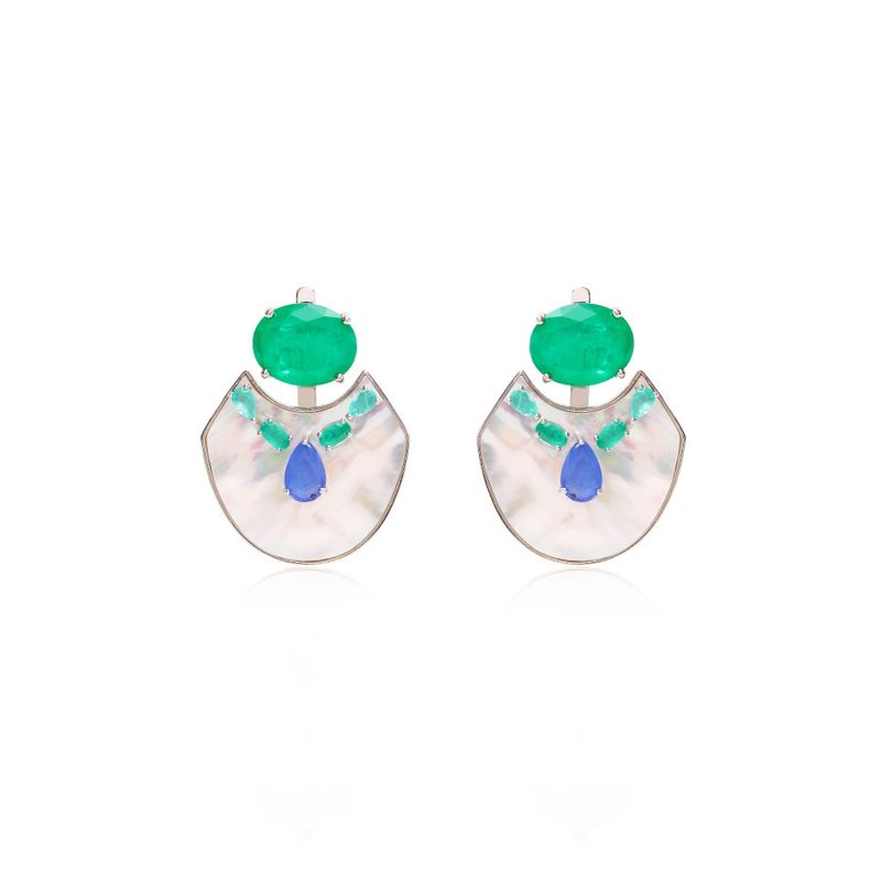 Brinco-ear-jacket-versatil-fusion-esmeralda-madreperola-prata-925