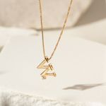 Colar-Letra-W-Zirconia-Branca-47cm-Banho-de-Ouro-18K
