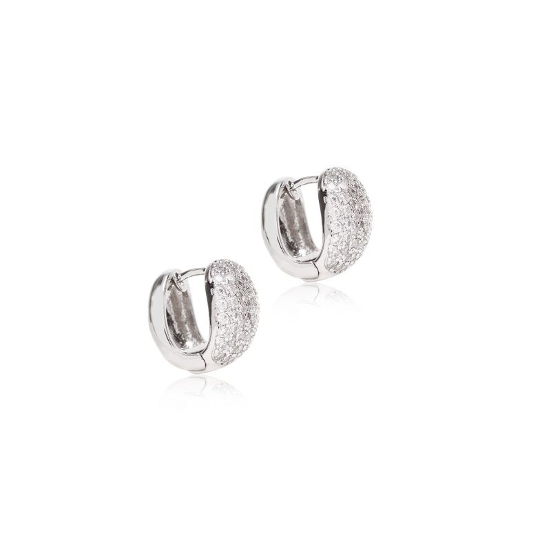 Brinco-argola-bolota-zirconia-branca-banho-de-rodio-branco