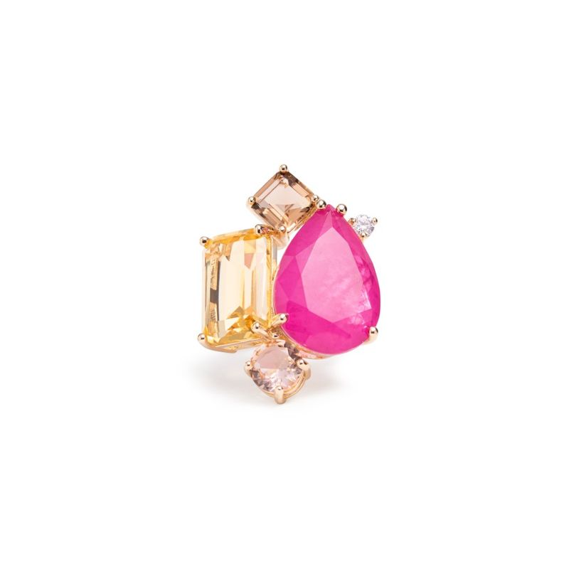 Anel-maxi-formas-fusion-turmalina-rosa-banho-de-ouro-18k