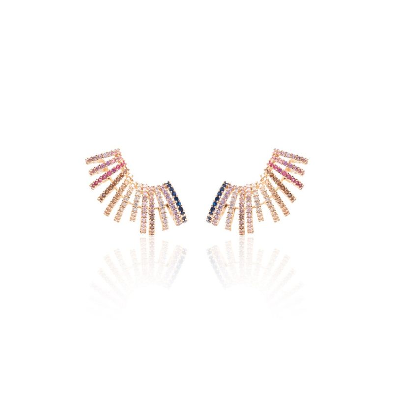 Brinco-onda-grande-zirconia-colorida-cravejada-banho-de-ouro-18k