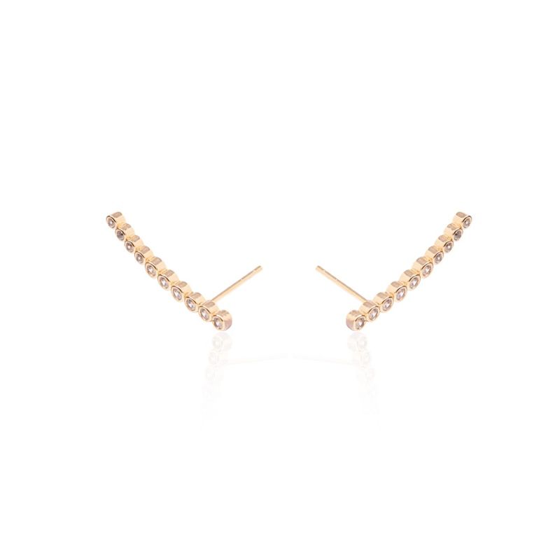 Brinco-ear-cuff-bolinhas-zirconia-branca-banho-de-ouro-18k