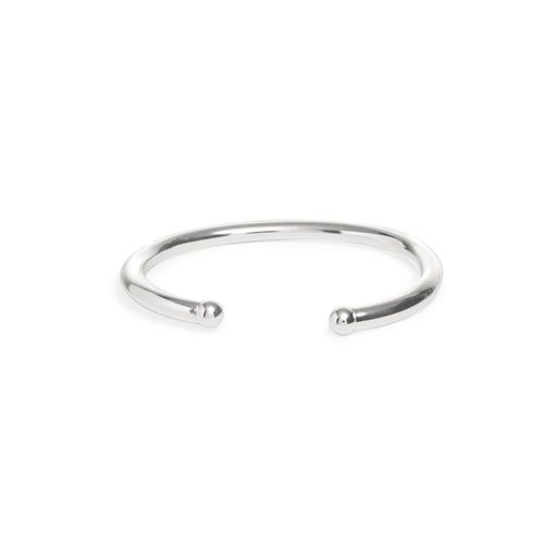 Bracelete liso aro 5mm banho de prata