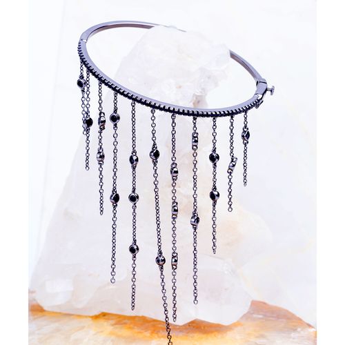 Bracelete zirconia negra varias tiffanys