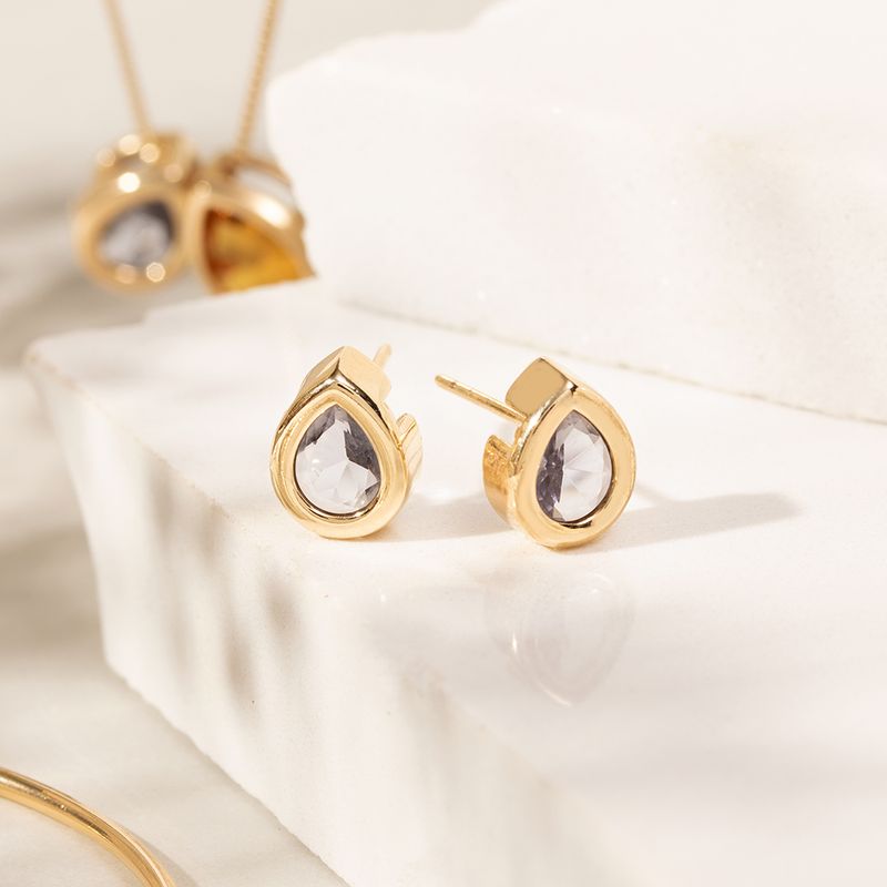 Brinco-gota-cristal-tanzanita-banho-de-ouro-18k