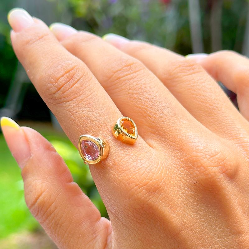 Anel-gotas-aberto-cristal-citrino-banho-de-ouro-18k