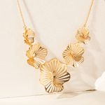 Colar-liso-botoes-de-flores-52-cm-banho-de-ouro-18k-