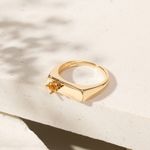 Anel-reto-coroa-cristal-citrino-banho-de-ouro-18k