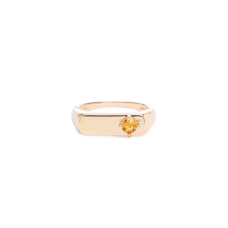 Anel-reto-coroa-cristal-citrino-banho-de-ouro-18k