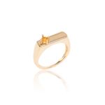 Anel-reto-coroa-cristal-citrino-banho-de-ouro-18k