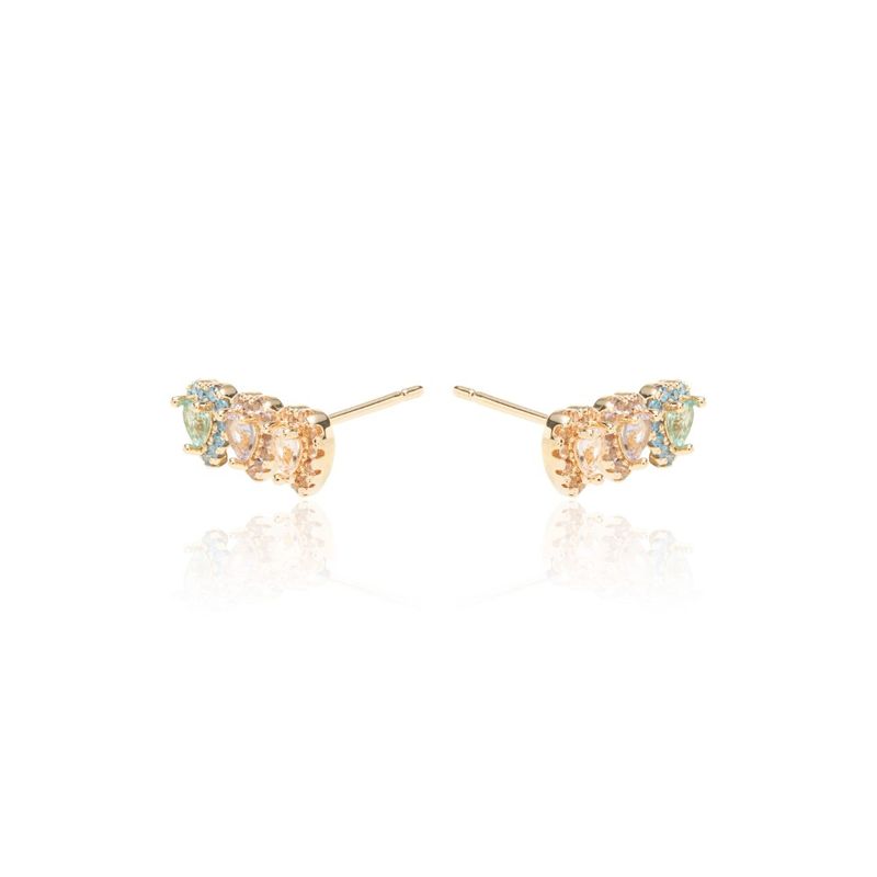 Brinco-Coracoes-Cravejados-Cristal-Topazio-Azul-Banho-de-Ouro-18K