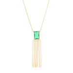 Colar-pingente-cristal-esmeralda-franja-55-cm-banho-de-ouro-18k