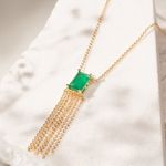Colar-pingente-cristal-esmeralda-franja-55-cm-banho-de-ouro-18k