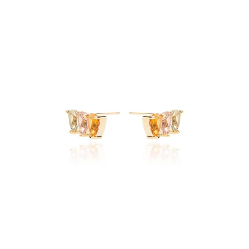 Brinco-ear-cuff-triangulos-cristal-citrino-banho-de-ouro-18k