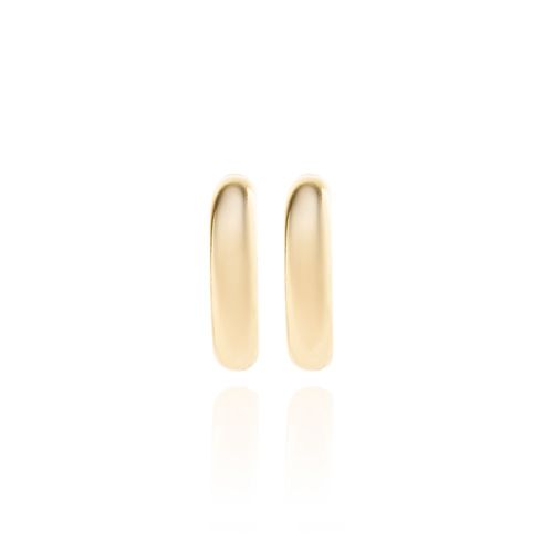 Brinco Argola Lisa Tubular 7 mm - 31MM EXTENSAO - Banho de Ouro 18K