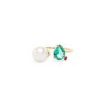 Anel-perola-shell-gota-de-cristal-paraiba-banho-de-ouro-18k