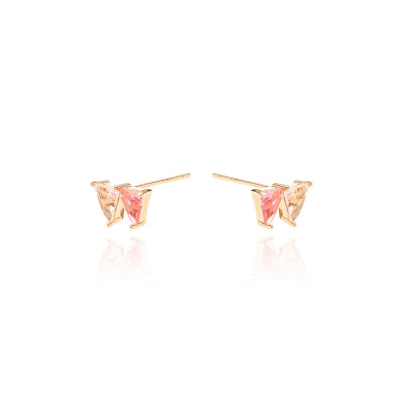Brinco-triangulos-cristal-morganita-banho-de-ouro-18k