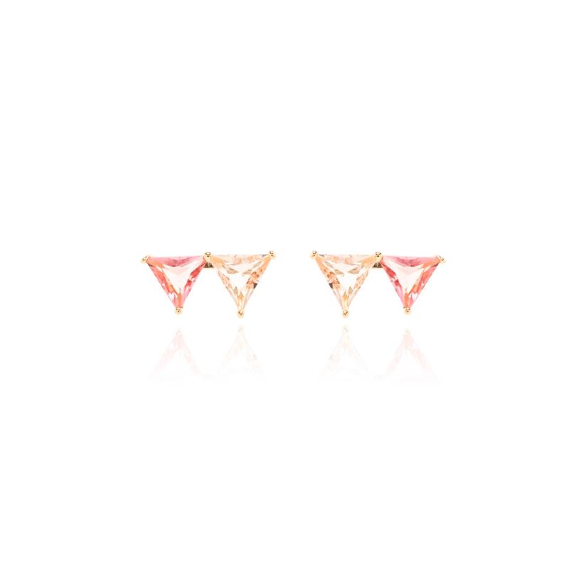 Brinco-triangulos-cristal-morganita-banho-de-ouro-18k