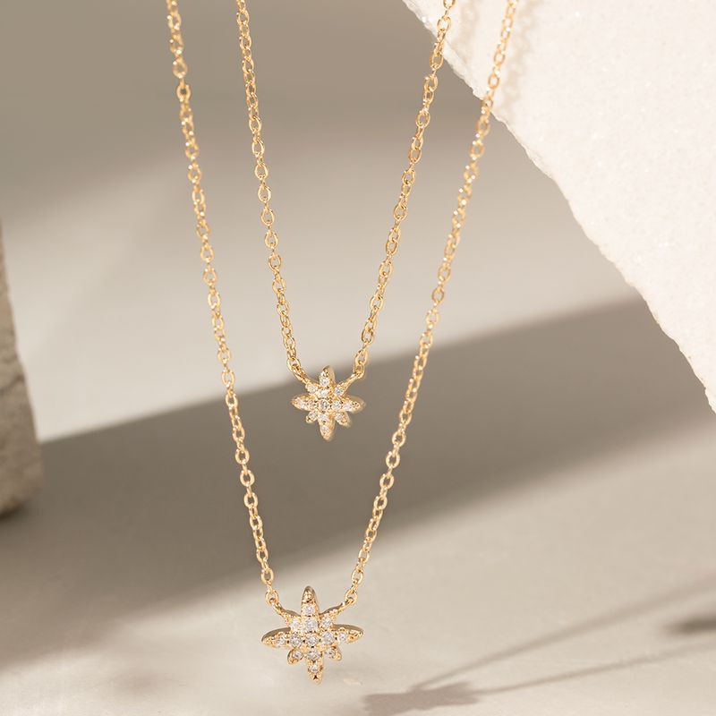 Colar-duplo-estrelas-zirconia-branca-banho-de-ouro-18k-50cm