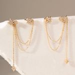 Brinco-ear-chain-duplo-estrelas-banho-de-ouro-18k