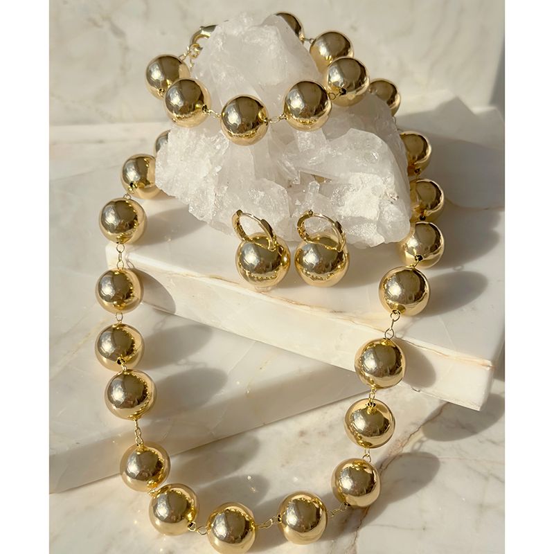 Colar-Esferas-14mm-55cm-Banho-de-Ouro-18K