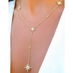 Colar-Estrela-de-8-pontas-cravejado-Zirconias-Brancas-Banhado-a-Ouro-18k-50cm
