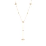 Colar-Estrela-de-8-pontas-cravejado-Zirconias-Brancas-Banhado-a-Ouro-18k-50cm