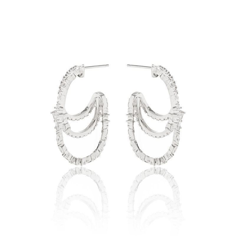 Brinco-argola-oval-com-3-fios-cravejado-com-zirconias-brancas-banho-em-rodio-branco