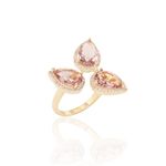 Anel-trio-gotas-cristal-rodolita-banhado-a-ouro-18k
