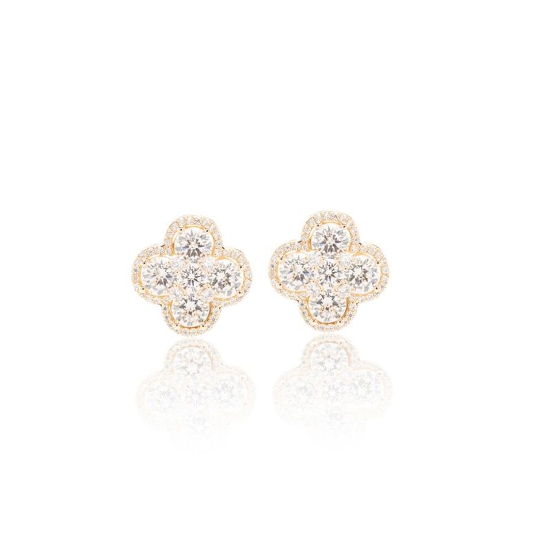 Brinco-trevo-brilhante-zirconias-brancas-ouro-18k