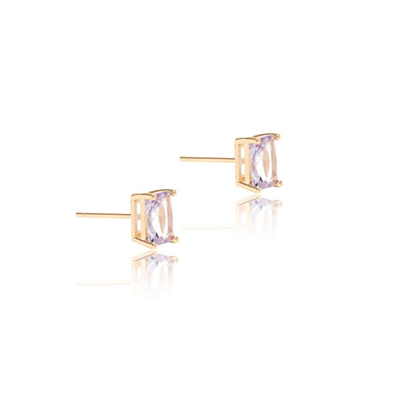 Brinco-topo-retangular-cristal-tanzanita-carre-banho-de-ouro-18k