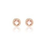 Brinco-Redondo-Bordado-Cristal-Rodolita-Cravejado-com-Zriconias-Brancas-Banho-de-Ouro-18k