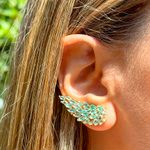 Brinco-Ear-Cuff-Asas-Cristal-Paraiba-Navetes-Banho-Ouro-18k